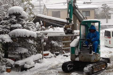 除雪作業